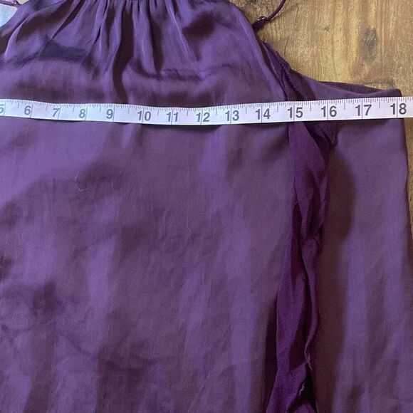 Urban Outfitters Kimchi Blue Purple Tank flutter top/mini dress ruffle - Picture 8 of 9